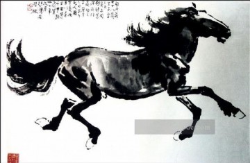  china - Xu Beihong Pferd 2 alte China Tinte